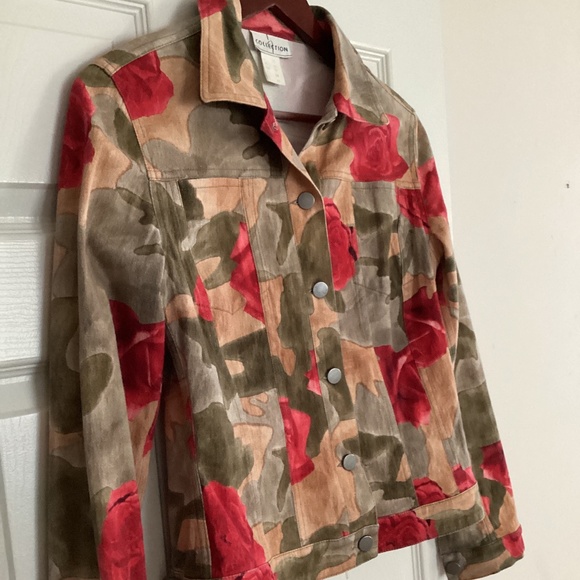 Floral Jeans Jacket - Picture 5 of 8